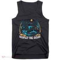 Respect The Ocean Tank Top thumb 0