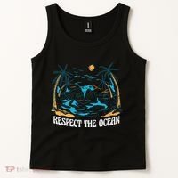 Respect The Ocean Tank Top thumb 2