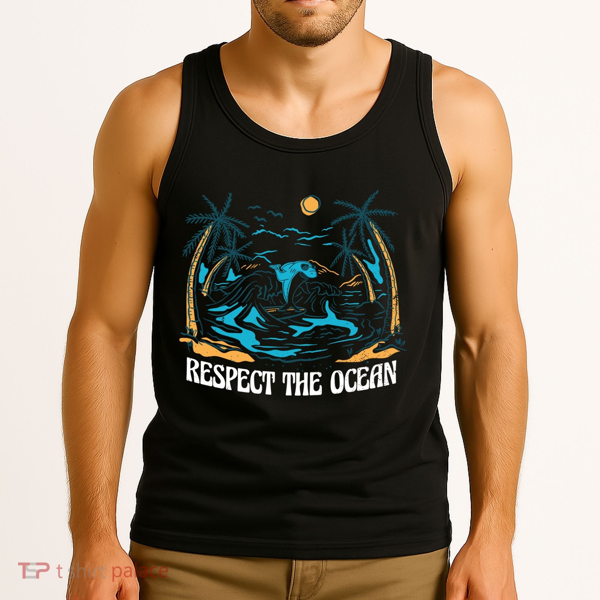 Respect The Ocean Tank Top