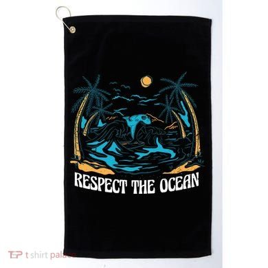 Respect The Ocean Golf Towel
