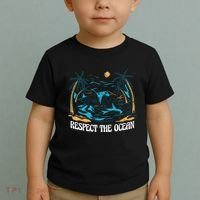 Respect The Ocean Toddler T-Shirt thumb 2