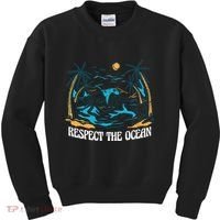 Respect The Ocean Kids Sweatshirt thumb 0