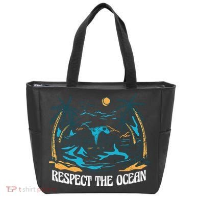 Respect The Ocean Tote Bag