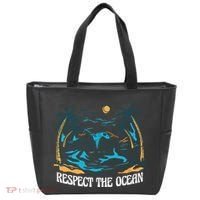 Respect The Ocean Tote Bag thumb 0