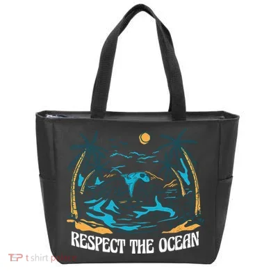 Respect The Ocean Tote Bag