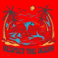 Respect The Ocean Santa Hat thumb 1