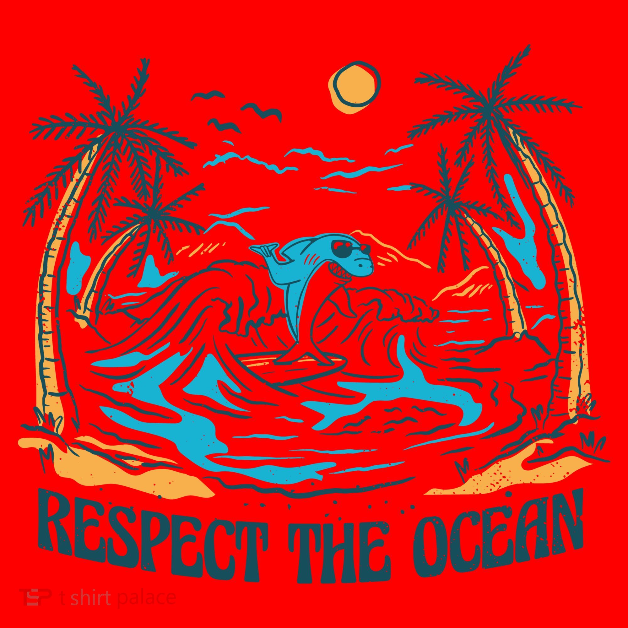 Respect The Ocean Santa Hat