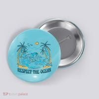 Respect The Ocean Button thumb 0