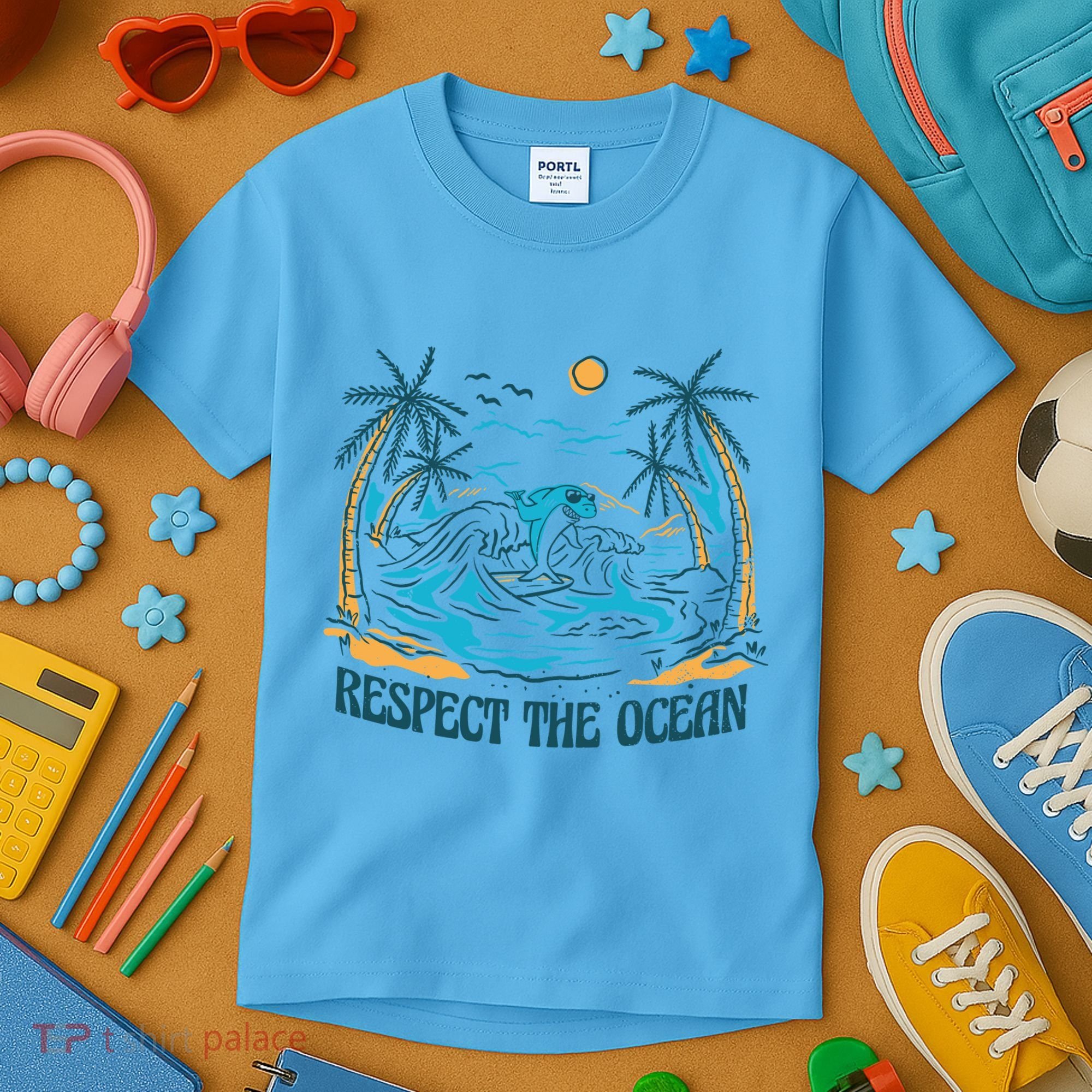 Respect The Ocean Kids T-Shirt