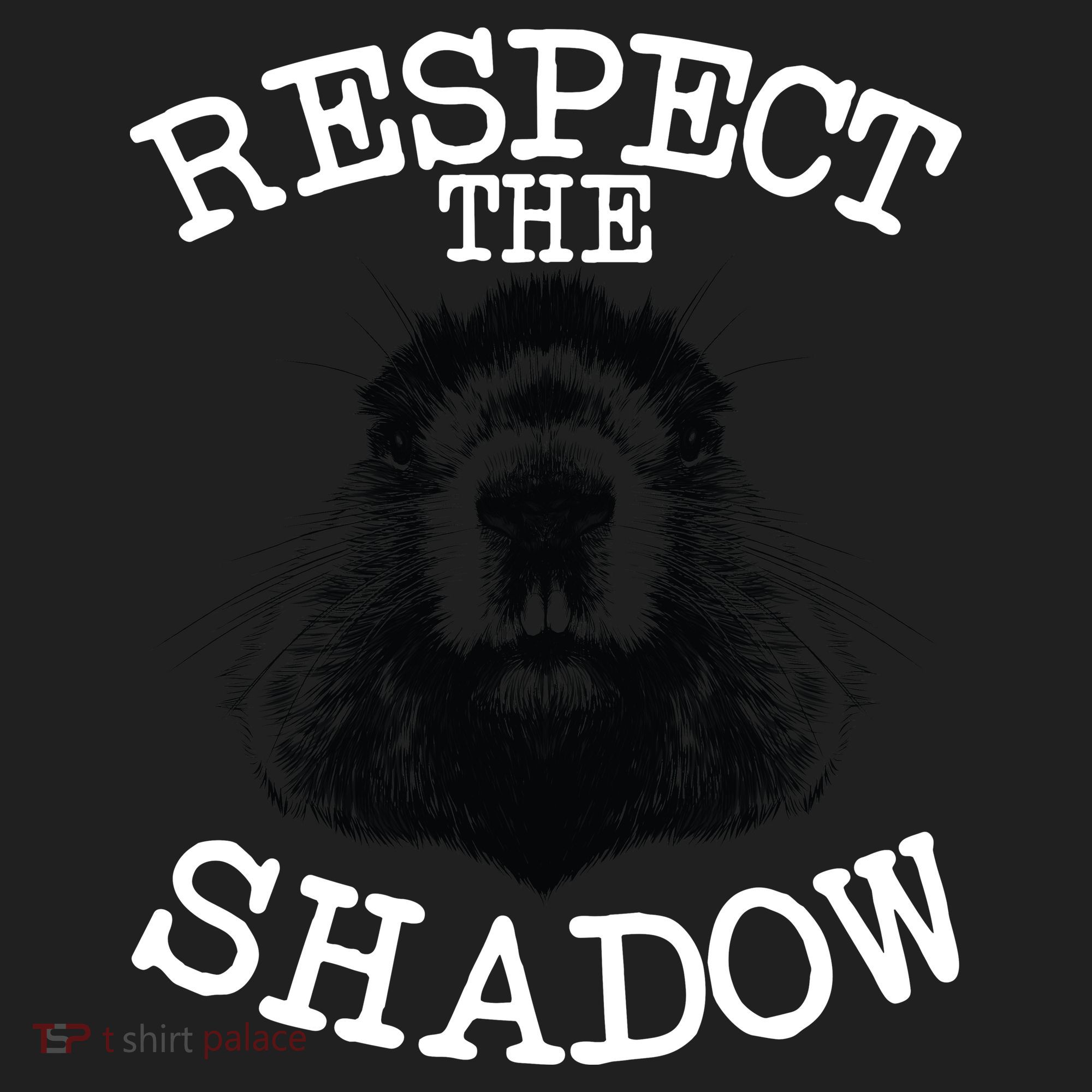 Respect The Shadow Groundhog Golf Towel