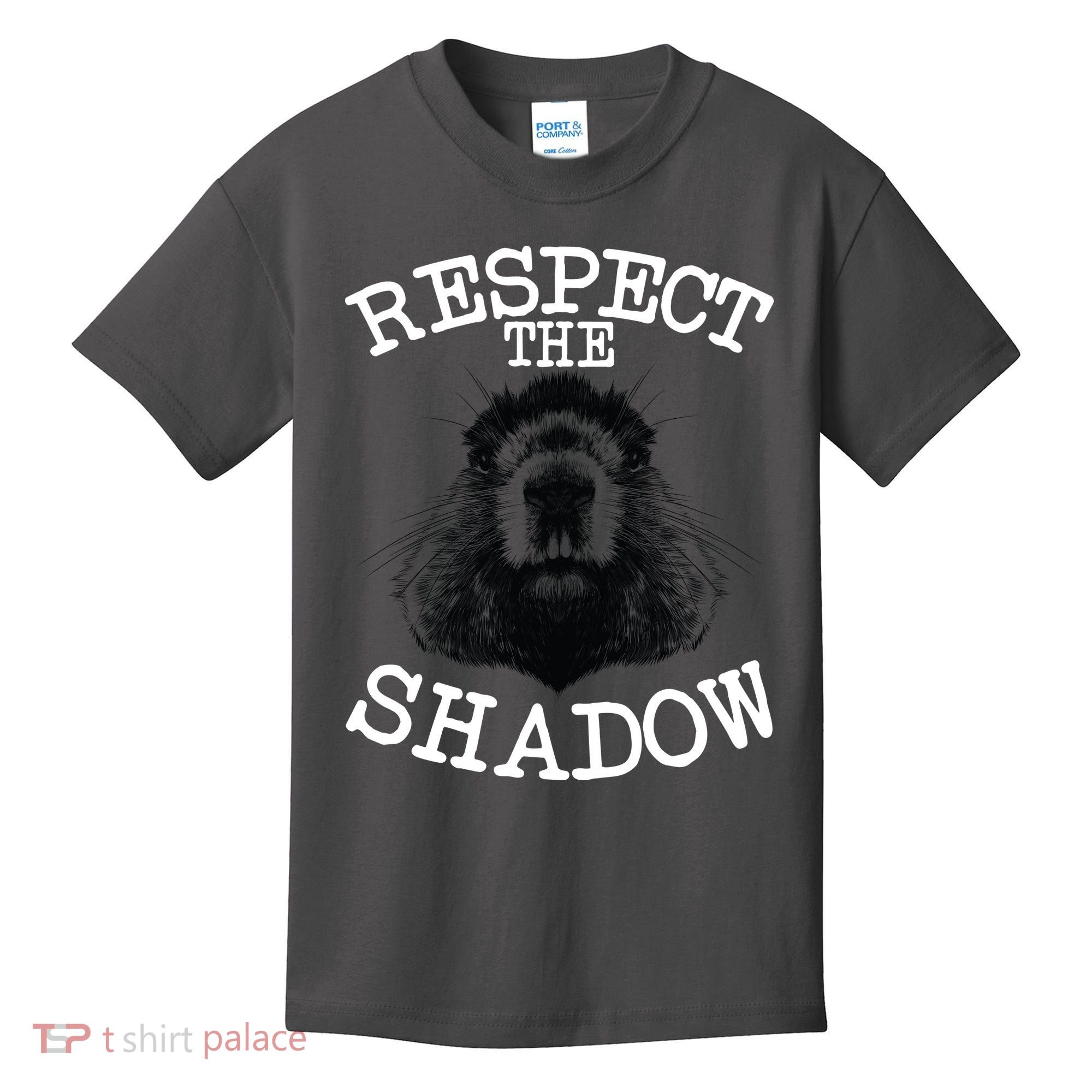 Respect The Shadow Groundhog Kids T-Shirt