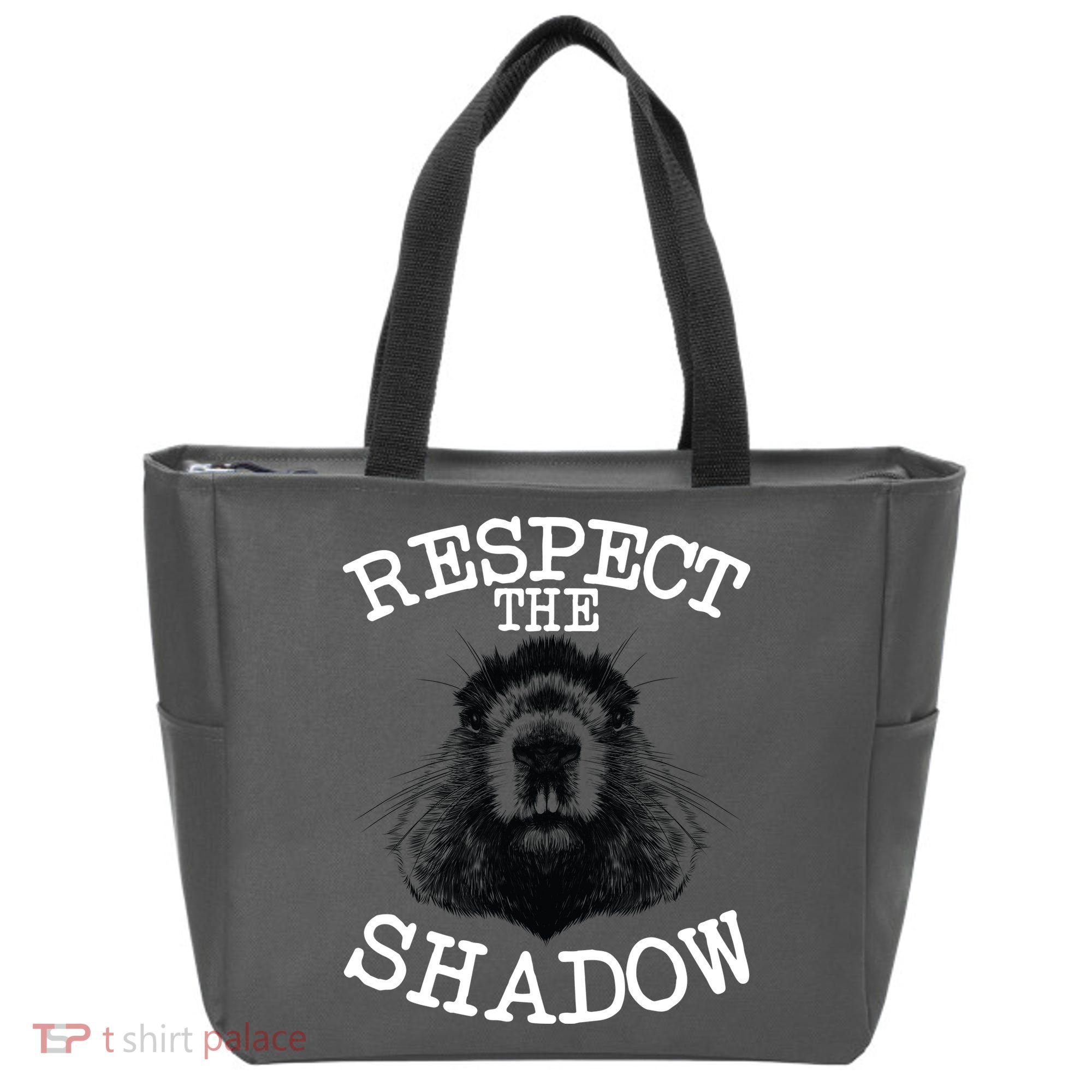 Respect The Shadow Groundhog Tote Bag