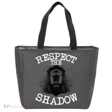 Respect The Shadow Groundhog Tote Bag