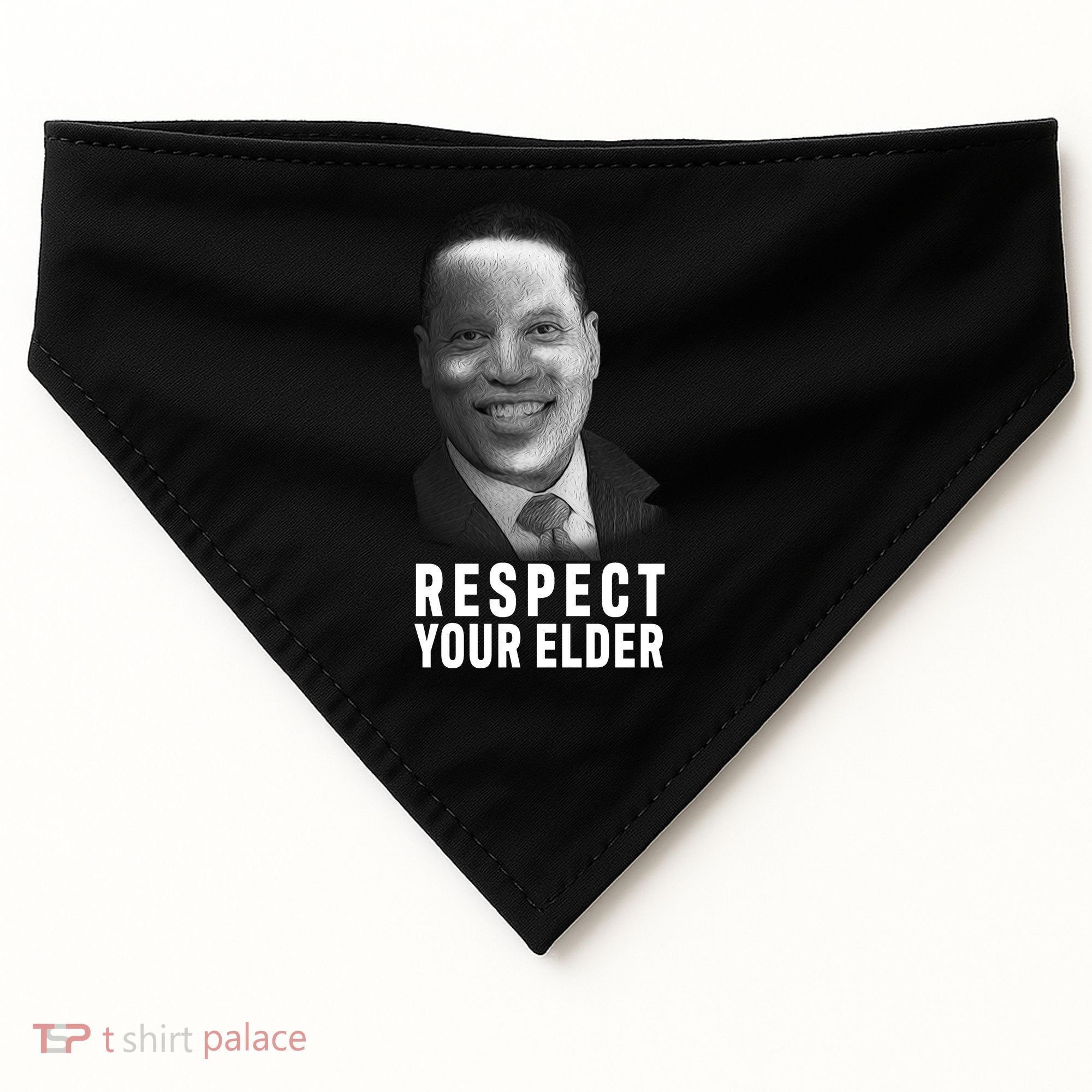 Respect Your Elder Pro Republican Larry Elder USA-Made Doggie Bandana