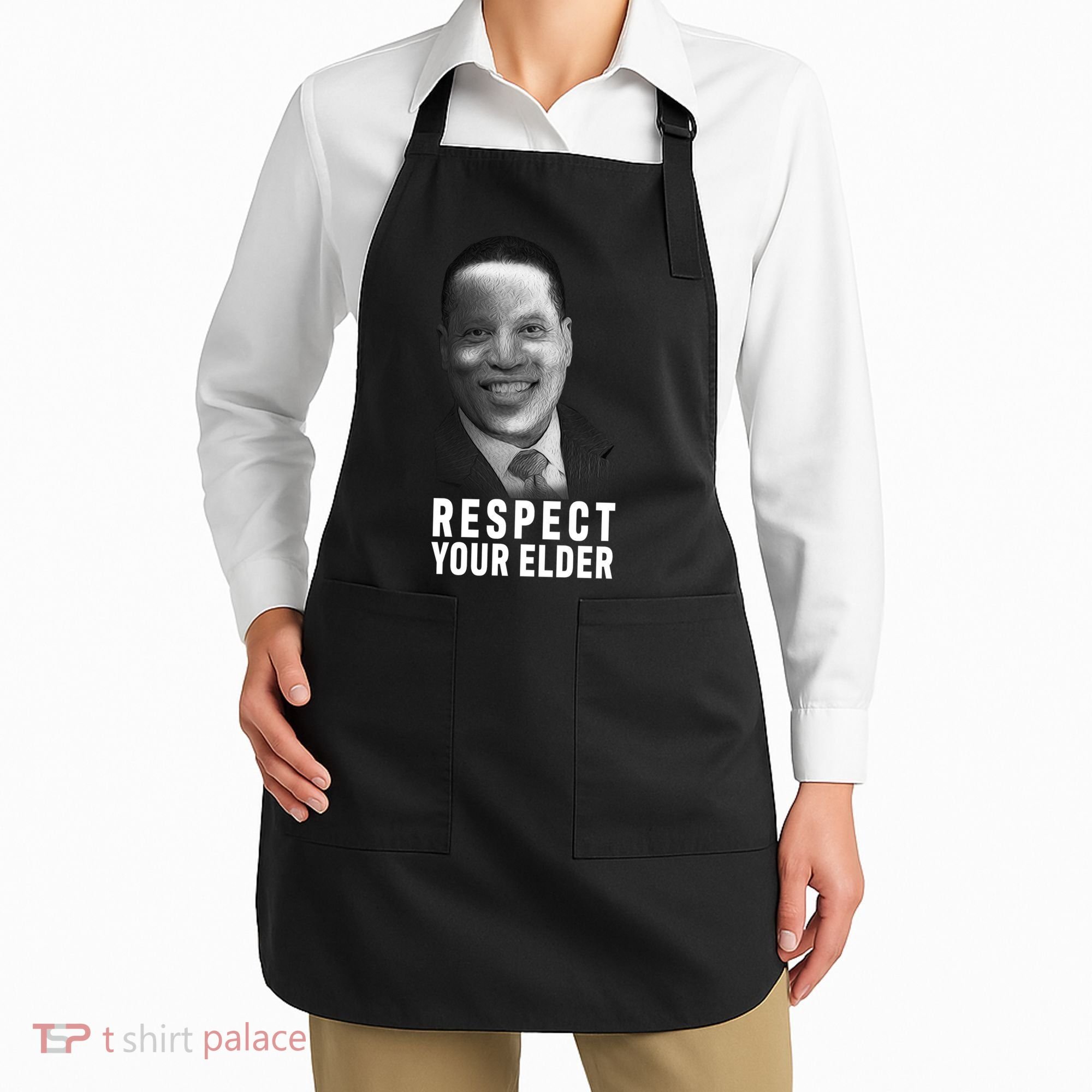 Respect Your Elder Pro Republican Larry Elder Apron