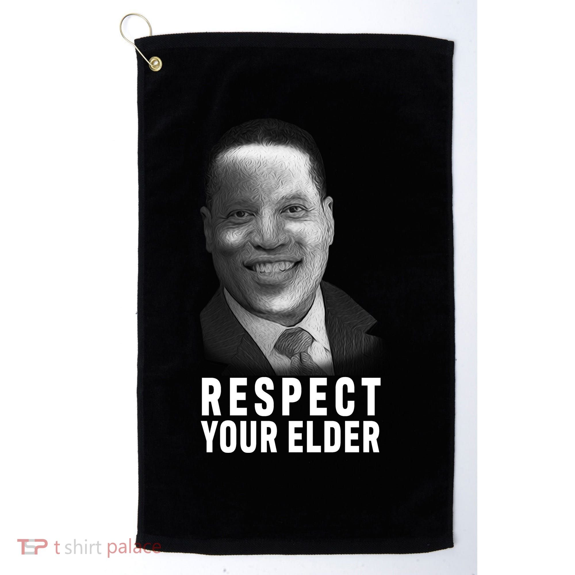 Respect Your Elder Pro Republican Larry Elder Golf Towel