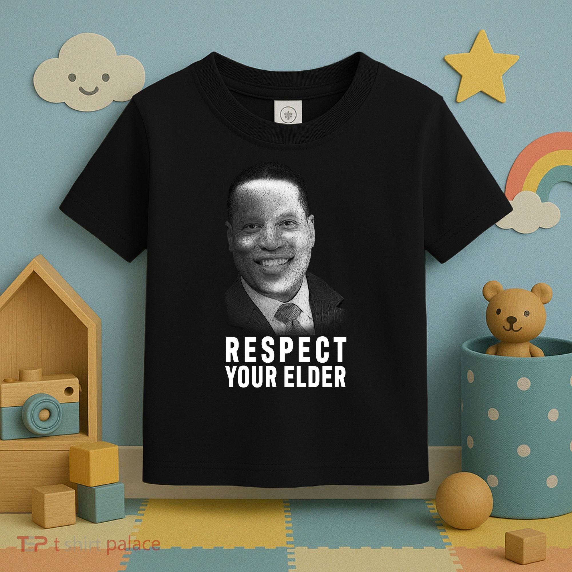 Respect Your Elder Pro Republican Larry Elder Toddler T-Shirt