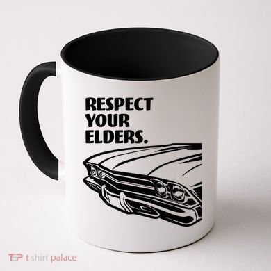 Respect Your Elders Vintage Classic Cars Coffee Mug