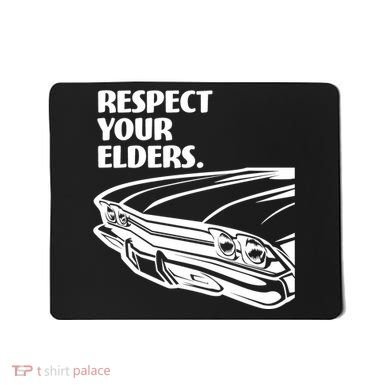 Respect Your Elders Vintage Classic Cars Mousepad
