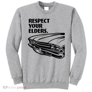 Respect Your Elders Vintage Classic Cars Sweatshirt