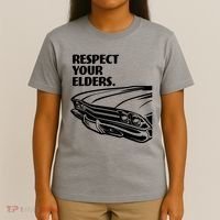 Respect Your Elders Vintage Classic Cars T-Shirt thumb 4