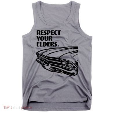 Respect Your Elders Vintage Classic Cars Tank Top