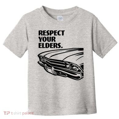Respect Your Elders Vintage Classic Cars Toddler T-Shirt
