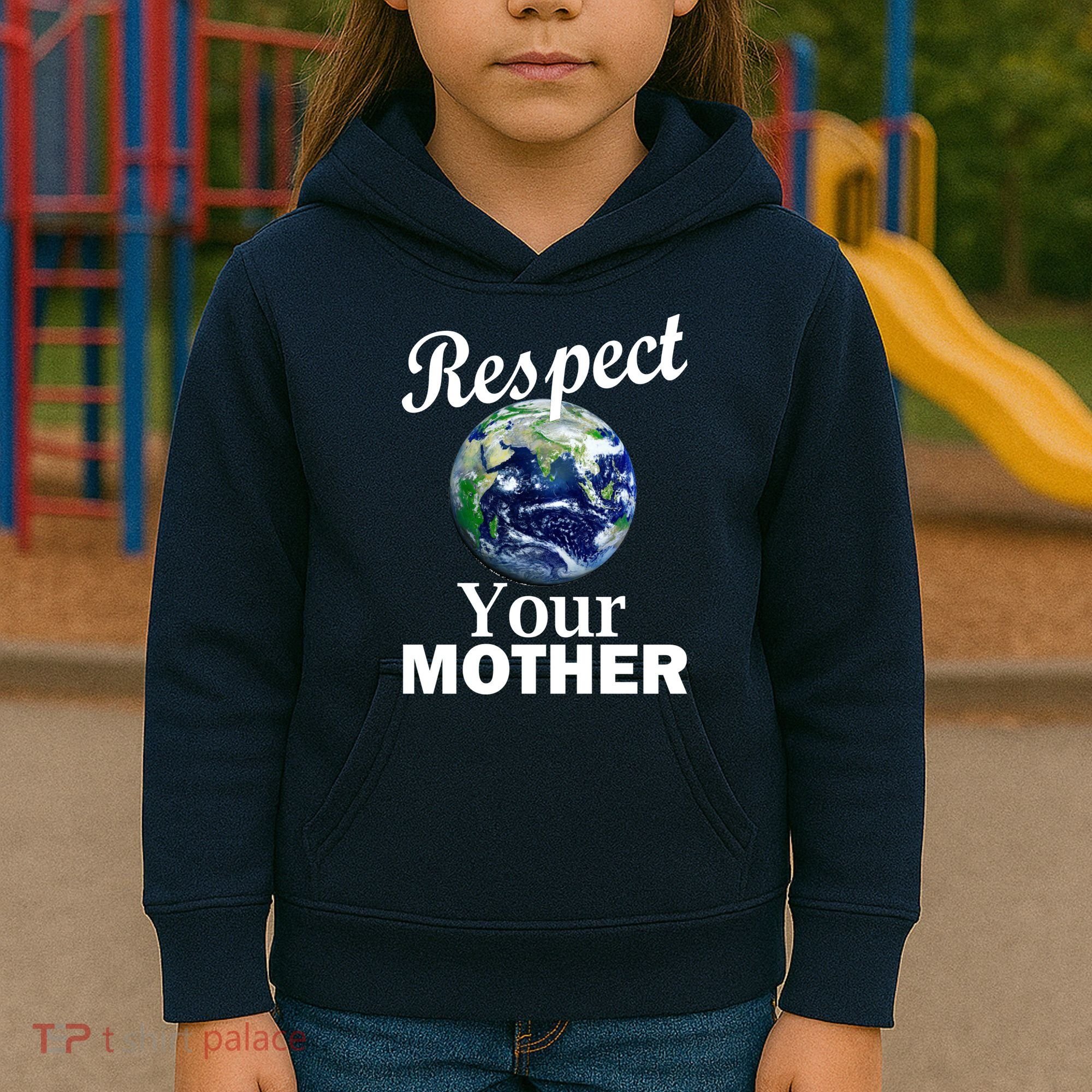 Respect your Mother Earth Kids Hoodie