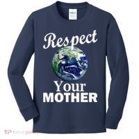 Respect your Mother Earth Kids Long Sleeve Shirt thumb 0