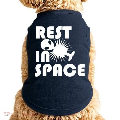 Rest In Space Doggie Tank
