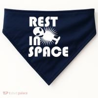Rest In Space USA-Made Doggie Bandana thumb 0