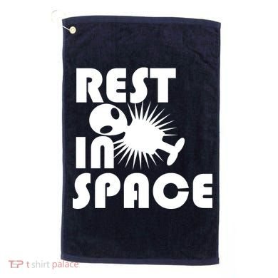 Rest In Space Golf Towel