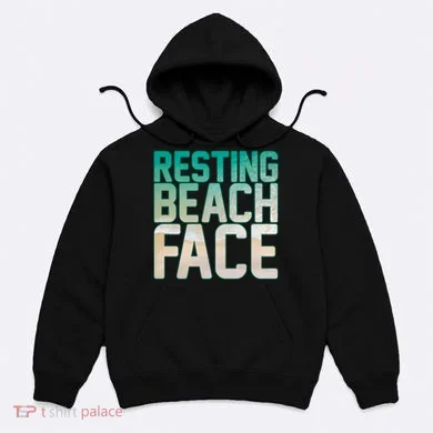 Resting Beach Face Hoodie