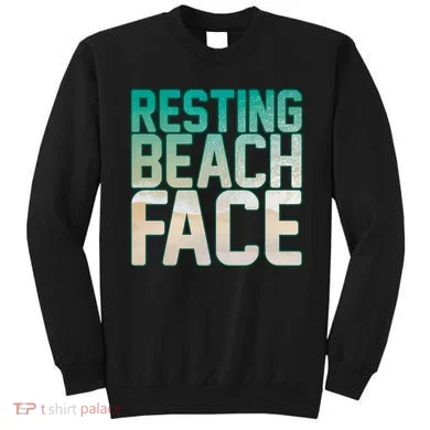 Resting Beach Face Sweatshirt