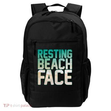 Resting Beach Face Backpack