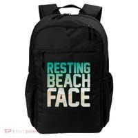 Resting Beach Face Backpack thumb 0