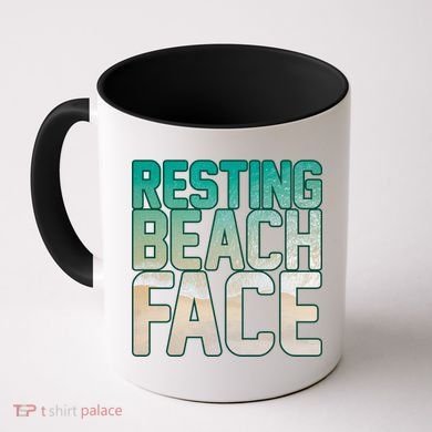 Resting Beach Face Coffee Mug