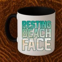 Resting Beach Face Coffee Mug thumb 2