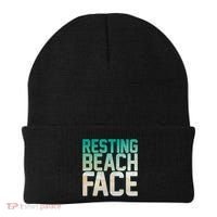 Resting Beach Face Beanie thumb 0