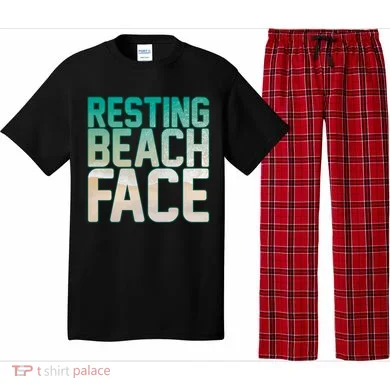 Resting Beach Face Pajama Set