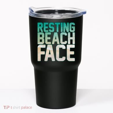 Resting Beach Face Tumbler