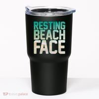 Resting Beach Face Tumbler thumb 0