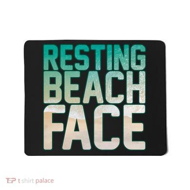 Resting Beach Face Mousepad