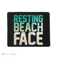 Resting Beach Face Mousepad thumb 0