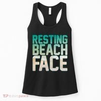 Resting Beach Face Women's Tank Top thumb 0