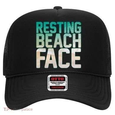 Resting Beach Face Hat