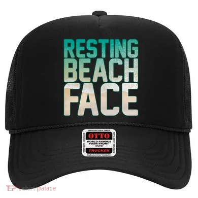 Resting Beach Face Hat
