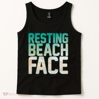 Resting Beach Face Tank Top thumb 2