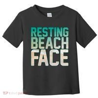 Resting Beach Face Toddler T-Shirt thumb 0