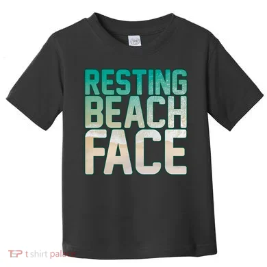 Resting Beach Face Toddler T-Shirt